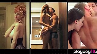 This classy brunette babe is fingering her pussy in sexy lingerie