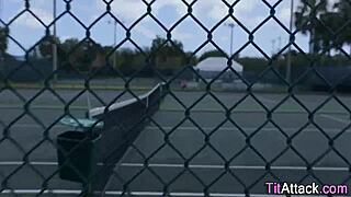 Buxom Babe Gets Facial Cumshot.