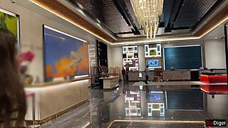 Public Agent Convinces Russian Teen to Bang for Cash in Luxury Hotel