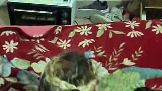 Blonde gets pounded in doggy style position