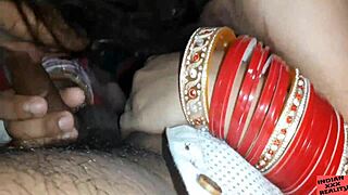 Indian Stepmom and Son's Wedding Anniversary Fuck in Hindi. Part 3 of Intense Marriage XXX Action.