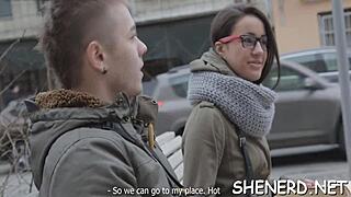 the story of seducing a legal age teen wearing glasses