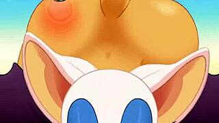 Rouge sucks cock, swallows cum, gets fucked in ass hard