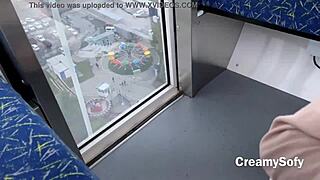 Risky Public Encounter on Ferris Wheel with Teen 18+