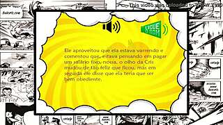 Vovô Sapeca starts with netinha chantageada in comic 😏
