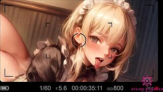 Cute Blond Maid Gets Rewarded With Her Boss Cum - Pov Ai Porn