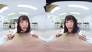 Classroom Confession Leads to Anal Blowjob