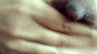 latina girl massages her small tits for you