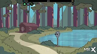 i lick her big ass in this cartoon scene