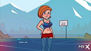 i lick her big ass in this cartoon scene