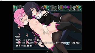 Near Future City Hacker In Bondage Game With Toys And Fingering