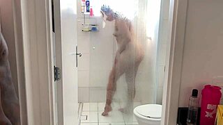 cute tattoo teen masturbates with dildo in stockings and squirts!