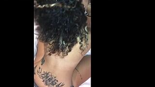 Latina Perlitah Debuts Showing Tattooed Ass Behind Scenes