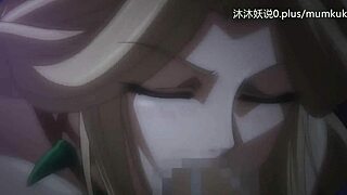 Chinese anime lover explores big ass in wandering hentai part 2