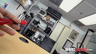 Teen Blows On Director Big Black Cock Before Being Drilled Hard