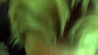 Can she handle the interracial anal and blowjob with her curvy blonde ass?