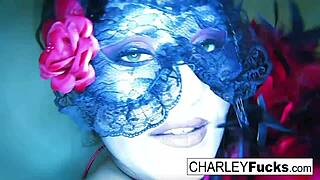 Charley Chase Wears Sexy Lingerie And Stockings