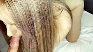 Real amateur couple bonding