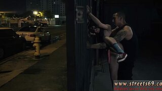 slave eats spit during rough french fuck bondage