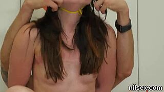 Frisky sweetie taken in anal hole madhouse for uninhibited therapy 😈