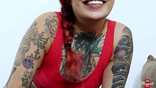 This redhead knows how to suck a dick deep throat Lizzy Hartz