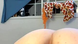 anal play with wet bent over doggystyle fingering