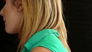 Owlcrystal Teases Then Takes Massive Cumshot On Face!