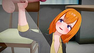 Yotsuba Nakano moans in 3d hentai sex