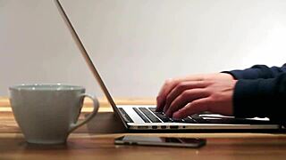 Stockings-clad whore satisfies client with skilled moves in office setting.