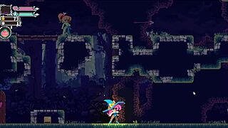 in flip witch, monster girl uses huge sextoy