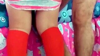 Mexican schoolmate sucks and rides after classes