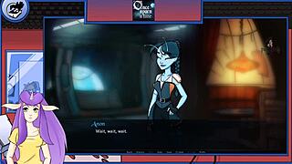 once upon a time in a cartoon world, a blonde princess with small tits met a redhead in an anime adventure part 10