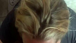 Can she handle the interracial anal and blowjob with her curvy blonde ass?