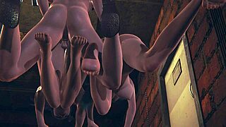 my hero academia hentai, froppy and momo in wild threesome action!