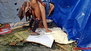 Desi village wife gets wild outdoor banging on the ranch