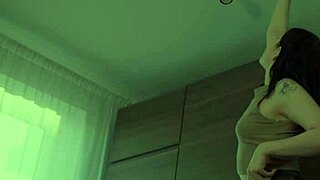 Neighbor Fixes Light Then Fucks Pussy in Sheer See Through