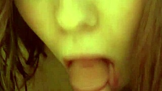 Sucking My Boyfriend's Big Cock With Intense Passion!