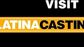 In this latina casting, a super tight 18-year-old college girl gets stretched by a hung fake agent in close-up doggystyle