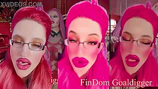 in this financial domination session, the goddess with glasses gives jerk off instructions to choose the best paypig