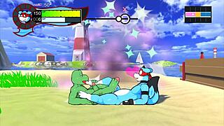 oh so hero gay hentai ep 8 endless cumshot hot footjob on the beach 😈