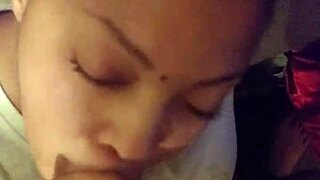 i feel her loving my big black cock with deep sucking and cumshot