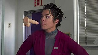 Milf Sucks Dildo for Service in Sloppy Blowjob Scene