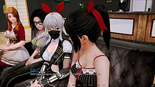 Exploring Harem Hotel In Anime Game.