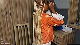 horny mistress fucks houseboy