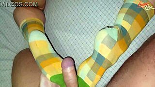 Horny cartoon hottie with bunny ears masturbates