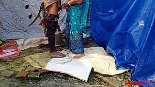 Desi village wife gets wild outdoor banging on the ranch