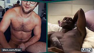 Men jerking off on video call