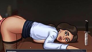 Summertime Saga 0.20.15 with Petite Russian Katyusha Taking Huge Cock in Tight Pussy