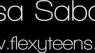 Incredibly hot gymnast Inessa shows off wild yoga moves