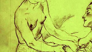 Vintage Erotic Illustration Featuring Antique Themes And Retro Designs